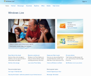 windowslive.dk: Windows Live
Windows Live has programs for your PC, the web, and your phone to help you stay in touch with the people who matter most from anywhere. Plus, it's free!