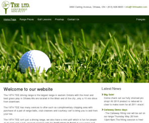 19thteeltd.com: 19th Tee Ltd - Ottawa Golf Driving Range - mini putt  Welcome to our Home Page
The 19TH TEE driving range is the biggest range in eastern Ontario with the most and best grass play in Ottawa
