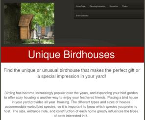 uniquebirdhouse.com: Home Page
Home Page