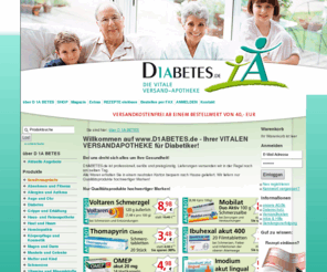 diabetesmobil.com: über D 1A BETES | D1abetes-Die vitale Versandapotheke
D1ABETES - IHRE VITALE VERSAND APOTHEKE