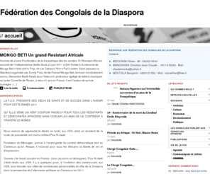 fcd-diaspora.org: Fédération des Congolais de la Diaspora
