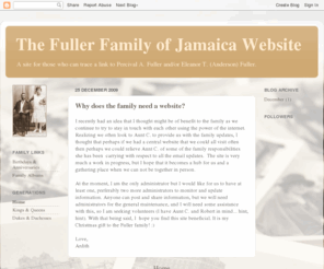 fullerfamilyja.com: The Fuller Family of Jamaica Website
