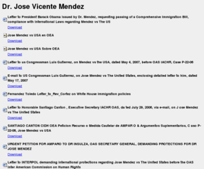 josevicentemendez.com: Jose Vicente Mendez
Documents of Dr. Jos V. Mendez