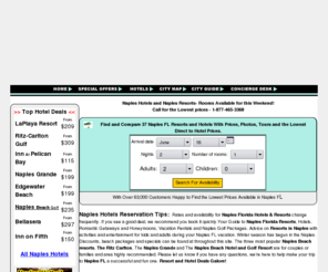 napleshotelexperts.com: Naples Florida Resorts and Naples Hotels - 866-807-5152 | The Original Naples FL Lodging Guide
Naples FL Resorts and Naple FL Hotels - Direct from the Beach in Naples FL with hotels, reviews and reservations.