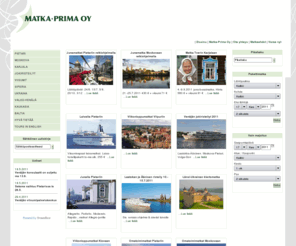 primatours.fi: Matka Prima Tours matkat Pietariin Venäjälle Moskovaan Viisumit
Ryhmämatkat Karjalaan Sortavalaan Viipuri Junaliput Laivaliput