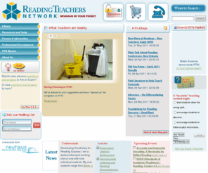 readingteachernetwork.org: RTN-Differentiated Instruction for Struggling Readers-Reading Teachers Network
RTN is the source for best practice in systematic, explicit instruction for reading success. Videos, lesson plans, and tools for all educators for differentiating instruction to improve reading comprehension and fluency.