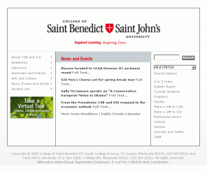 csbsju.edu: College of Saint Benedict | Saint John's University
