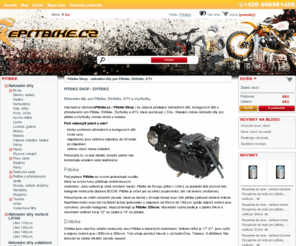 epitbike.cz: Pitbike Shop - náhradní díly
Pitbike Shop - obchod s náhradními a tuningovými díly pro pitbike, dirtbike, ATV a čtyřkolky.