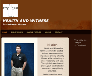 healthandwitness.com: Healthandwitness - "Your  body is a temple of the Holy Spirit...." 1 Corinthians 6:19
  