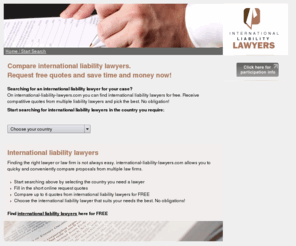 international-liability-lawyers.com: international-liability-lawyers.com - International liability lawyer | Compare international liability lawyers. | International liability lawyer |
international-liability-lawyers.com International liability lawyer Compare several quotes from international liability lawyers. Compare lawyers for free. No obligation.