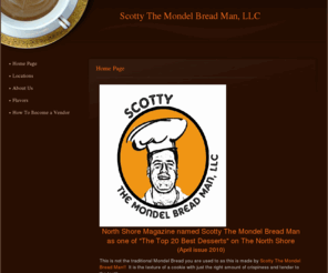 mandelbreadman.info: Home Page
Gourmet Mondel Bread