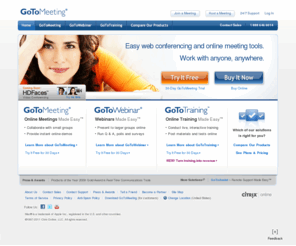 team.com: Web Conferencing | GoToMeeting
Reliable, easy, effective web conferencing and online meetings. Work with anyone, anywhere.