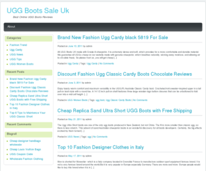 uggboots-saleuk.net: UGG Boots Sale UK,UGG Boots Sale UK On sale
Buy Cheap UGG Boots with a discount Price at UGG Boots Sale UK.
