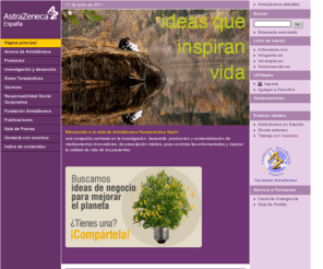 astrazeneca.es: Portal web de AstraZeneca Farmacéutica Spain
AstraZeneca España - Bienvenido a la web de AstraZeneca Farmacéutica Spain , una compañía centrada en la investigación, desarrollo, producción y comercialización de medicamentos innovadores, de