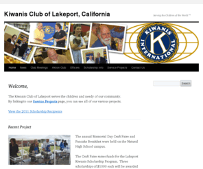 kiwanislakeport.org: Kiwanis Club of Lakeport, CA
The 19th Annual Kiwanis Memorial Weekend Craft Fair and Pancake Breakfast. 
 	Make Northern California's Lake County your vacation destination.  
 	Clear Lake offers a variety of outdoor recreation, water sports, concerts, fishing, wine tasting and more. 