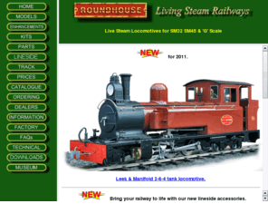 roundhouse-eng.com: Roundhouse Online
Information and help on model steam railways in the garden, miniature steam locomotives