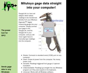 gagelink.com: Mitutoyo gauge interface cable adaptor
Mitutoyo gage to rs232 com port cable interface