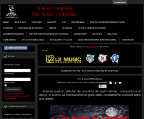 guatemalahiphop.com: Guatemala Hip Hop | Sitio oficial de Hip Hop de Guatemala
Cultura Completa.

Paz, Union y Libertad.