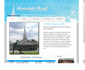 mountainroadgmc.com: Mountain Road God's Missionary Church
Mountain Road GMC