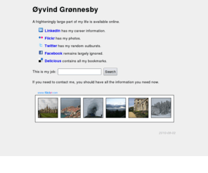 oyving.org: Øyvind Grønnesby
A personal web page