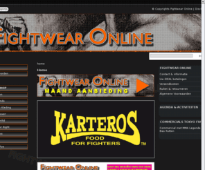 fightwearonline.nl: HOME | FIGHTWEAR ONLINE
Vechtsport MMA kleding is bij Dutch Fight Wear in de online webshop te koop. 