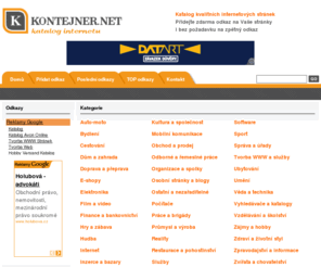 kontejner.net: Katalog internetových stránek - Kontejner.net
katalog webu, katalog internetu, www katalog, seznam webu, seznam firem, seznam obchodů, firmy,shopy