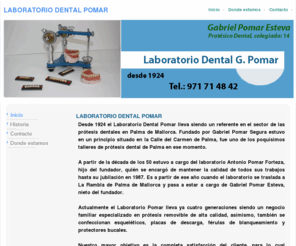laboratoriopomar.com: Laboratorio Dental Pomar
Laboratorio Dental Pomar Palma de Mallorca