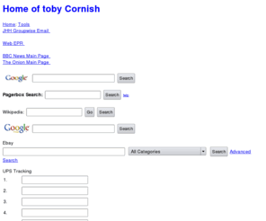 tobycornish.com: tCornish Homepage
