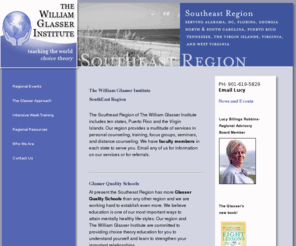 glassersoutheast.com: The William Glasser Institute-Southeast Region - Home
The William Glasser Institute - Southeast Region