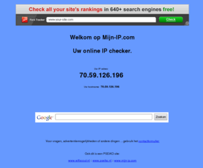 mijn-ip.com: Welkom op Mijn-IP.com :: Online IP checker
