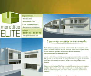 moradiaselite-perosinho.com: MORADIAS ELITE . PEROSINHO . VILA NOVA DE GAIA
MORADIAS de luxo em Perosinho - GAIA. Acabamentos de interior com nível superior, disponíveis nas tipologias T3 e T4, primamos pelo conforto e qualidade dos materiais.  