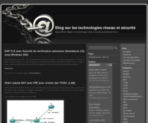 bmigette.fr: Blog sur les technologies réseau
Blog de Bastien Migette sur les technologies réseau, sécurité, essentiellement sur matériel cisco.