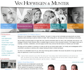 hartleydentists.com: Dentists-VanHofwegen & Munter Spencer IA & Hartley IA
Welcome to Van Hofwegen & Munter Family Dentistry, Spencer IA and Hartley IA Featuring regular check-ups,  cleanings, cosmetics, endodontics, and oral surgery. The affordable choice for professional dentistry