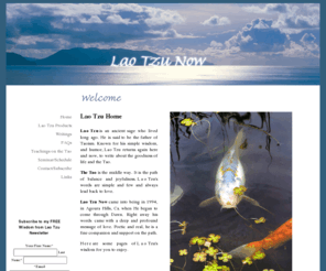 laotzunow.com: LaoTzu Now and teachings on the Tao, and Lao Tzu assistance and Seminars
Teaching of Lao Tzu, Lao Tzu wisdom and Love, Lao Tzu as Charlie Long, channeling, intuition, teachings, and the founder of taoism.