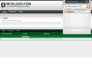 mcblogs.com: MCBLOGS.COM
Just another Mcblogs.com weblog