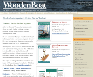 gettingstartedinboats.com: Getting Started In Boats from the Editors of WoodenBoat Magazine
Getting Started In Boats from the Editors of WoodenBoat Magazine