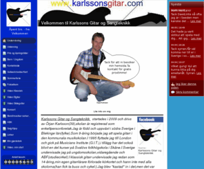 karlssonsgitar.com: Undervisning - www.karlssonsgitar.com
Undervisning - www.karlssonsgitar.com