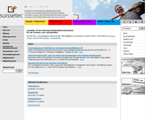 suissetec.ch: suissetec - Schweizerisch-Liechtensteinischer Gebäudetechnikverband
suissetec ist einer der wichtigsten Arbeitgeber-, Berufs- und Branchenverbände der schweizerischen Bauwirtschaft. Er zählt rund 3600 Mitglieder – Ausführende, Planer und Hersteller/Lieferanten – der Branchen Spenglerei, Sanitär-, Heizungs- und Lüftungsinstallation. Charakteristisch für diese Branchen sind Klein- und Mittelbetriebe, von denen viele in mehreren Gebieten der Haus- und Gebäudetechnik tätig sind. Die in suissetec solidarisch organisierten Unternehmen beschäftigen über 25000 Arbeitnehmer und bilden etwa 4000 Lehrlinge aus.