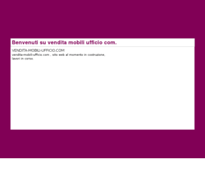 vendita-mobili-ufficio.com: vendita mobili ufficio com
vendita-mobili-ufficio.com - vendita mobili ufficio com