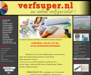 verfsuper.nl: Verfsuper.nl
Shop powered by PrestaShop