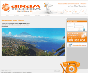 airamtelecom.com: Airam Telecom - Tarifas para locutorios y Servicios VoIP para empresas
Airam Telecom, especialistas en Servicios de telefona en las Islas Canarias, Powered by Least Cost Routing telecom