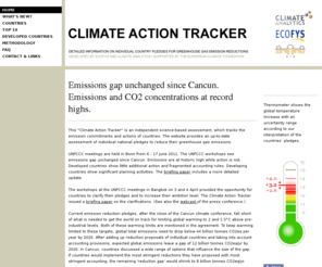 climateactiontracker.net: Climate Action Tracker
Climate Action Tracker