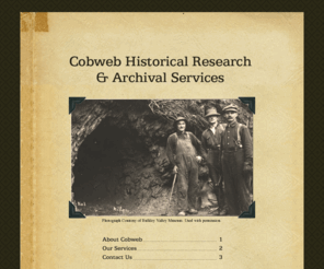 cobwebresearch.com: Cobweb Historical Research and Archival Services - Northwest British Columbia, Canada
