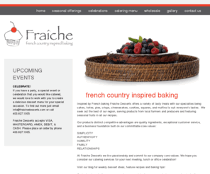 fraichedesserts.com: Fraiche Desserts
Dessert Catering in Calgary, Alberta