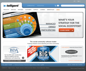 telligentsystems.com: Social Software | Community Software for the Enterprise - Telligent
Telligent - The social software leader powering enterprise social networking and online communities