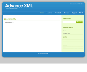 advancexml.com: Advance XML
Advance XML.