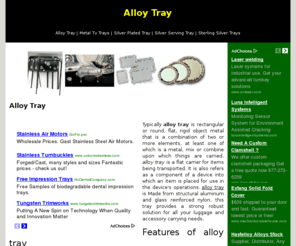 alloytray.com: Your Web Source for Alloy Tray
Visit our website for products, resources, and information regarding alloytray