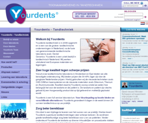 goedkopebruggen.com: Yourdents - Yourdents - Tandtechniek
Tandtechnische onderneming voor kroon- en brugwerk. Toonaangevend in tandtechniek