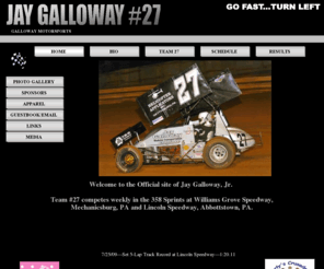 jaygalloway.com: Home
Galloway Motorsports jaygalloway Jay Galloway 358 Sprint Car Racing