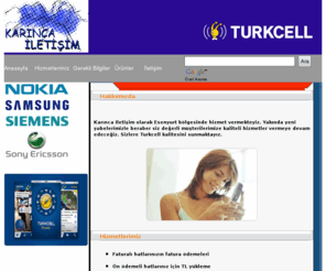 karincailetisim.com: ..:: Karınca İletişim ::..
Karınca İletişim - Turkcell Çözüm Ortağınız...